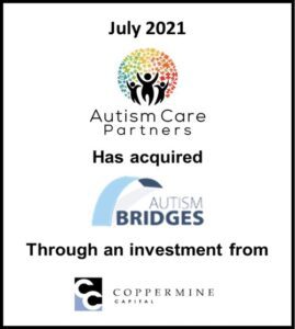 Autism Care Partners Acquires Autism Bridges